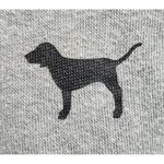 PINK - Victoria's Secret Victoria's Secret PINK‎ Half-Zip Color Block Sweatshirt Dog Logo Pullover M Photo 1