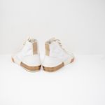 NEW Dolce Vita Zohara Genuine Leather High Top Lace Up Sneakers Shoes White 11 Photo 2