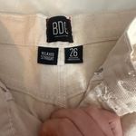 BDG Cream Relaxed Straight Jeans Photo 3
