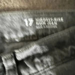 Arizona Jeans Arizona‎ Jeans Co Mom Jeans Women's 1 7 Charcoal Wash Denim Tapered Leg NWT Photo 6