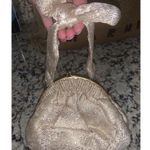Claire Paris / New York Brocade Mini Vintage Bow Purse Handmade holiday glam Gold Photo 0