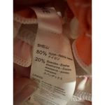 Cupshe Smocked Orange Floral Bandeau Bikini Bathing Suit Top Size Small Photo 6