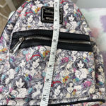 Disney Black and White Backpack with Character Print Photo 8