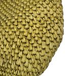 Michael Kors  Woven Chartreuse Straw Gold Leather Shoulder‎ Tote Handbag Purse Photo 1