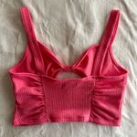 Urban Outfitters Hot Pink Keyhole Tank Top Photo 3