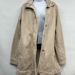 Lands' End Full Zip Sweater button up Jacket Size m/t 10-12 Photo 1