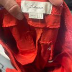 Elevenses Anthropologie Eleveneses orange Linen Pants Photo 6