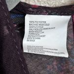 Floral Kimono Top Fringe Hem Womens One Size Lightweight Duster Long Multicolor Photo 7