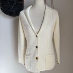 Vintage 100% Virgin Acrylic Cream Cable Knit Sweater, Size Small Photo 0