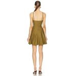 Ludovic de Saint Sernin Easy Cleavage Dress in Olive Green Medium New Womens Photo 1