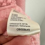 Free People  Pink Bobble Knit Turtleneck Mockneck Sweater Size Small Cozy Boho Photo 10