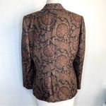 Le Suit Collections paisley business jacket dress blazer suit lined Photo 5