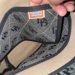 DOONEY & BOURKE Signature Monogram Bucket Purse Handbag Blue Tassels‎ 10x12” J Photo 5