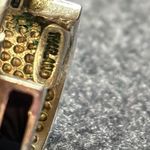 Sterling Silver Hoop Earrings Black Onyx Photo 6