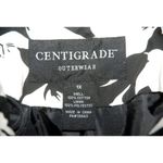 Centigrade Outerwear Women's 1X Half Sleeve Black White Floral Jacket Coat large Photo 8