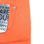 Celebrity Pink  Women's Juniors' Cuffed Colored Denim Shorts Size 3 Neon Orange Photo 2
