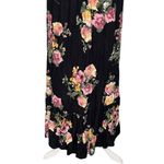 Band of Gypsies Floral Maxi Dress Women’s Size M Faux Wrap Ruffle Lace Crochet Photo 7