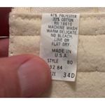 Vintage Mary Jane 1970s Satin Beige Minimizer Bra Size 34D NEW Tan Photo 3