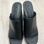 French Connection Women's Pilar Slip-On Pump Heel Sandals in Black Photo 5