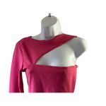 Princess Polly Pink One Shoulder Cut Out Crop Top Size 12 NEW Photo 3