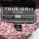 True Grit  The Original Frosty Tipped Pullover Jacket Sherpa Vintage Wine XXL Photo 4