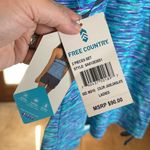 Free Country NWT 2 Pc Swim Set Blue Purple Size Medium Photo 6