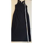 Leith  Midi Dress Womens Small Black Sleeveless Stretch Body Con Travel Vacation Photo 5