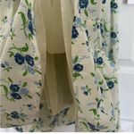 Sweet Baby Jamie Ivory Floral Print Tiered Midi Dress Size XS NWT NEW Lined Blue Photo 13