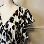 SheIn  Leopard Print Ruffle Midi Dress 2XL Photo 3