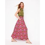 💕BODEN💕 Rosaline Jersey Skirt ~ Pink Peony Ornamental Floral Print 8 NWT Photo 4