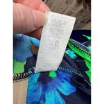 La cove swimsuit floral modesty panel skirtlet blue green Size 12 Photo 13