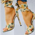 Viral Pineapple Heels Yellow Size 9 Photo 8