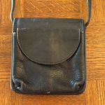 Vintage HOBO brand fold over leather Crossbody Black Photo 4