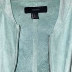 Forever 21 Faux Suade Bomber jacket Mint Green Small Photo 2