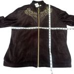 Chico's NEW  Zenergy Velour Embellished Jacket Size 2 (US Large) Photo 3