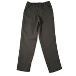 Ann Taylor  Womens S Black The Straight High Rise Crop Pull On Flat Front Pants Photo 7