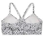 Kona Sol New Women’s Leopard Print Racer Back Twist front Bikini Top Size XS Photo 1