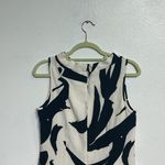 Ann Taylor White Floral Silk Mini Shift Dress Sz 4 Photo 5