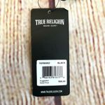 True Religion Suede Chain Hobo Bag Small Black Gold Zip NWT Shoulder Photo 7