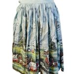 John Wolf Vintage 1950's Collectible Oregon Trail Novelty Pleated Skirt XXS Photo 12