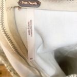 Free People Cream Floral Printed Denim Mini Skirt Size 10 Photo 5