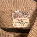 Hadley Camel Hair Iconic Vintage Button Down Cardigan Sweater Size 36 Brown Photo 1