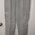 Sundance NWOTS  Nightfall Cargo Pants Tencel W2 Stone Wash Gray Photo 0