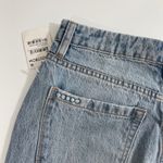 BLANK NYC NWT  The‎ Cooper Slim Straight Jeans Size 28 Slit Leg Denim Button Fly Photo 6