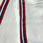 ZARA Basic Z1975 Denim Racing Stripes Skinny Jeans White Size 4 Photo 4