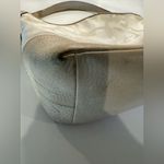 Coach Signature Hobo Shoulder Bag beige canvas/leather Photo 4