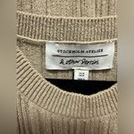 & Other Stories & Other Stories Matching Set in Mole Fitted Side Slit Maxi Skirt and Top Linen Photo 4