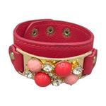 NEW YORK & COMPANY SET OF TWO BRACELETS – SNAP CUFFS Pink Photo 4