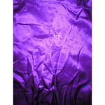Juicy Couture New  Dress Short Womens S Silk Purple Black Gold Buttons Keyhole Photo 9