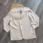 J.Crew Nwt  Giselle sweater blazer in bleached sand Women’s Size M‎ Photo 2